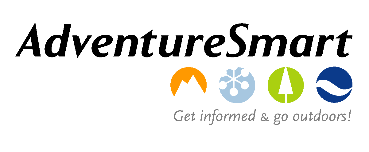 Adventure Smart logo. Get informed & go outdoors!