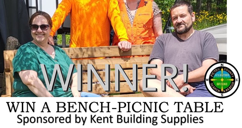 2024 Father's Day Picnic Table/Bench Draw Winner